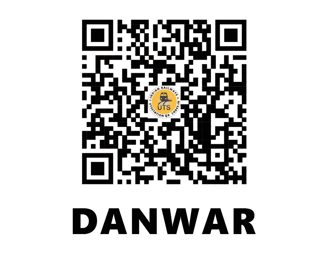 UTS QR Code for DANWAR - DAR (NC - UTTAR PRADESH)
